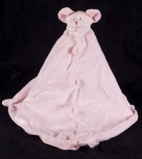 Angel Dear Pink Mouse Mousie Plush Lovey Security Blanket